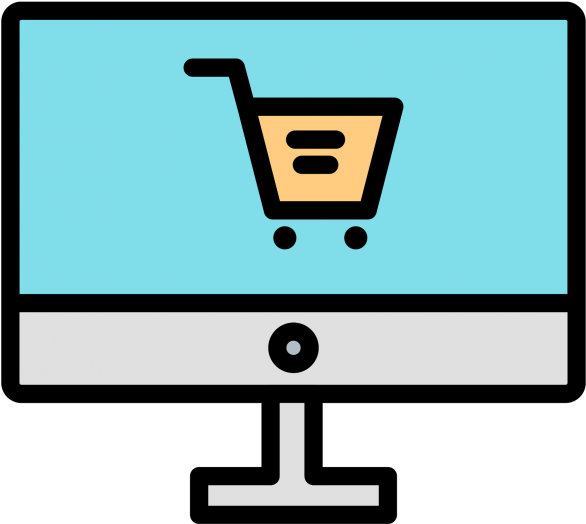 Online Shopping Icon PNG with transparent background