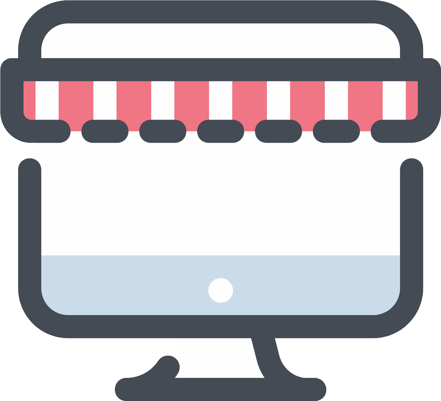 Online Storefront Icon PNG with transparent background
