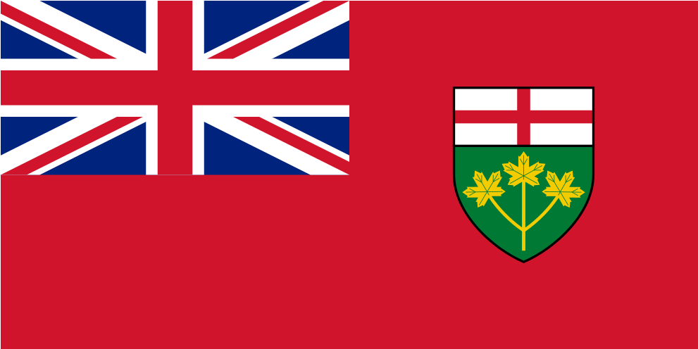 Ontario Flag Canada