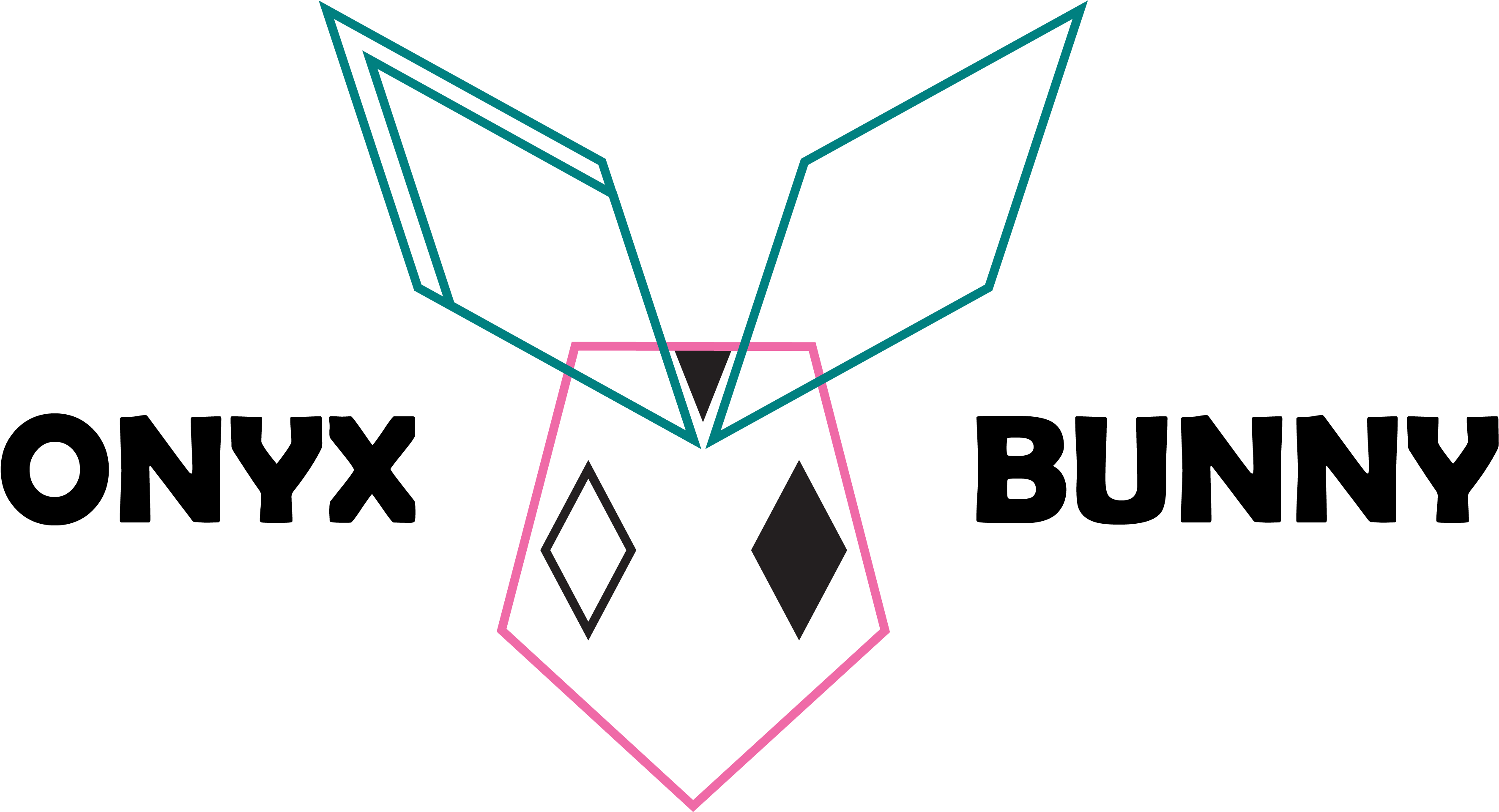 Onyx Bunny Logo Graphic