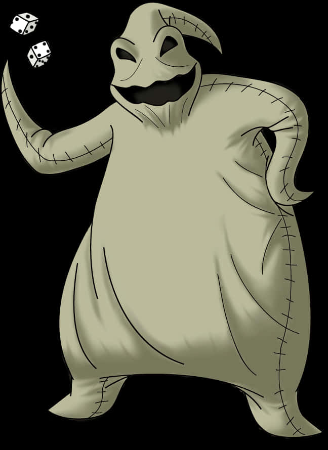 Oogie_ Boogie_ Dice_ Toss PNG with transparent background