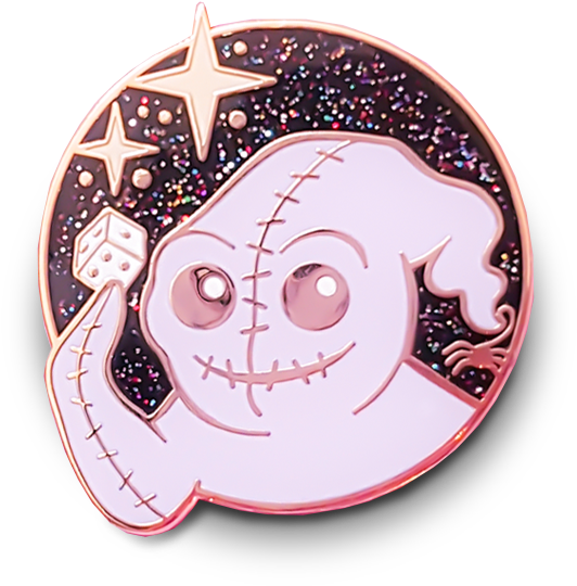 Oogie Boogie Enamel Pin Design