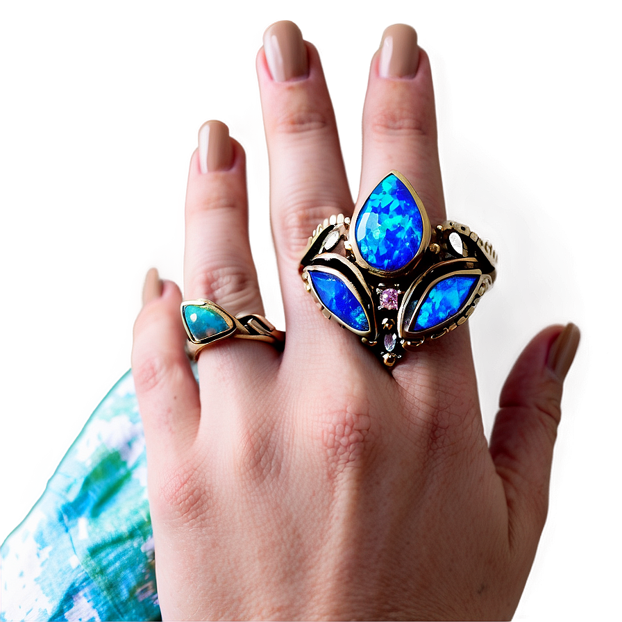 Opal Dream Rings Png Igp10