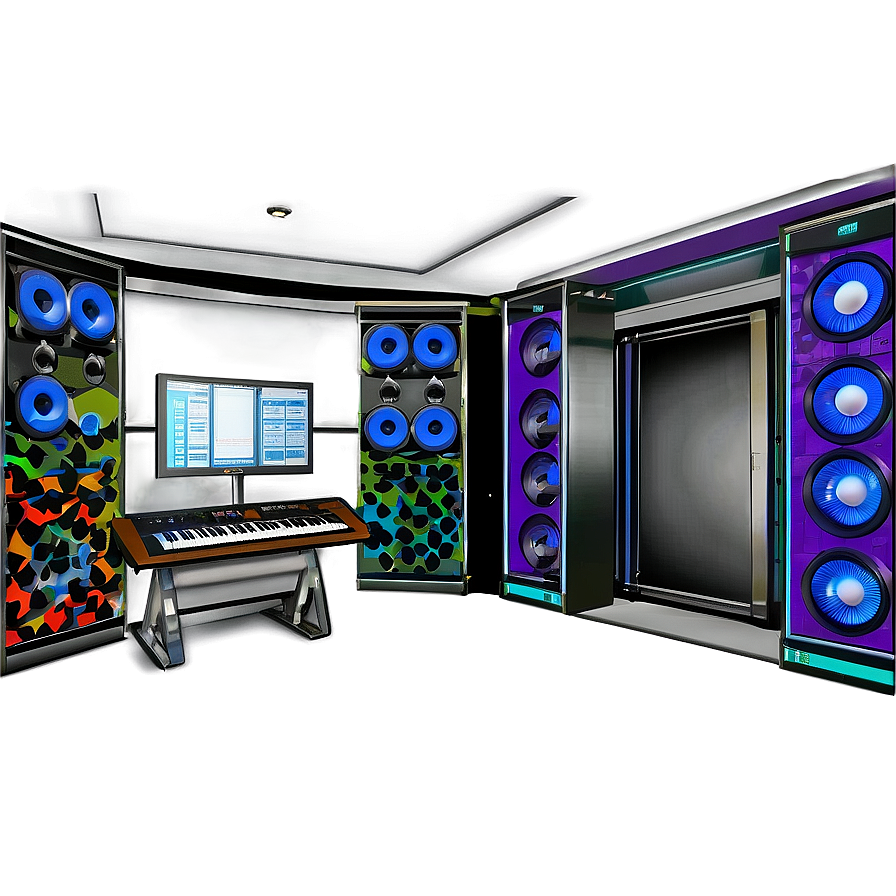 Open-Air Recording Studio Concept PNG pnb10 PNG with transparent background