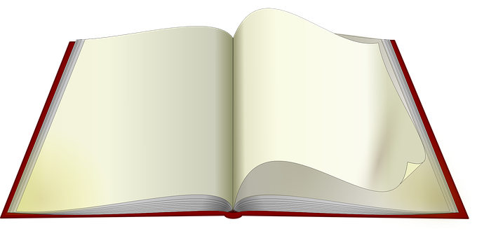 Open Blank Book