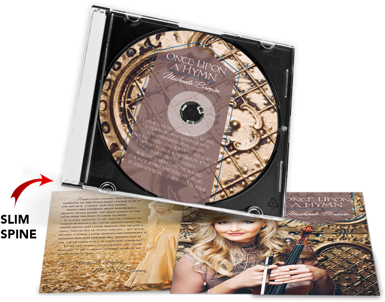 Cd In Slim Jewel Case W/black Back-2 Panel Insert - Cd, HD Png Download PNG image with a transparent background, free high-resolution download