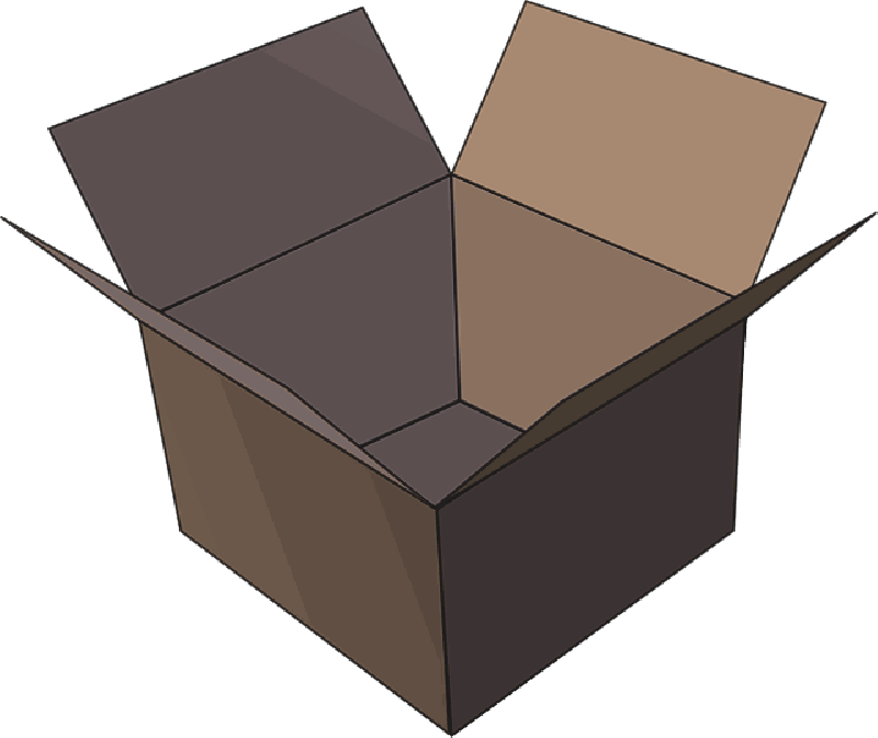 Box, Package Empty Image Icon - Package Clip Art, HD Png Download PNG with transparent background