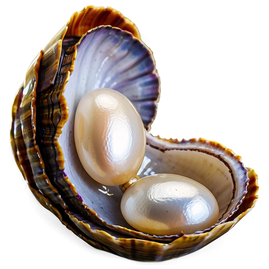 Open Clam With Pearl Png 61