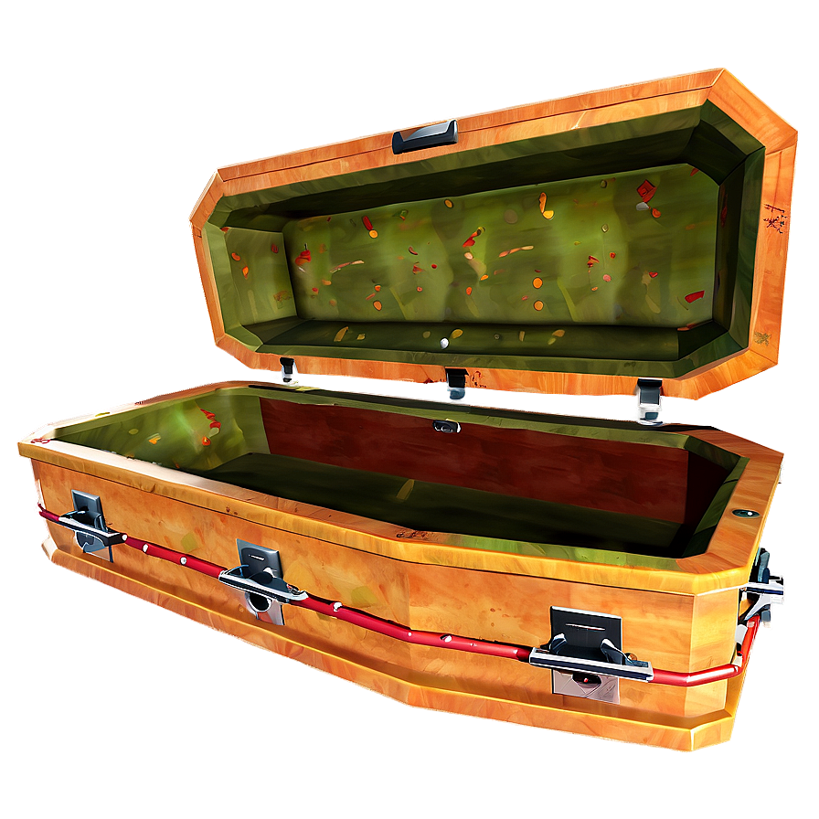 Open Coffin With Zombie Png 06282024