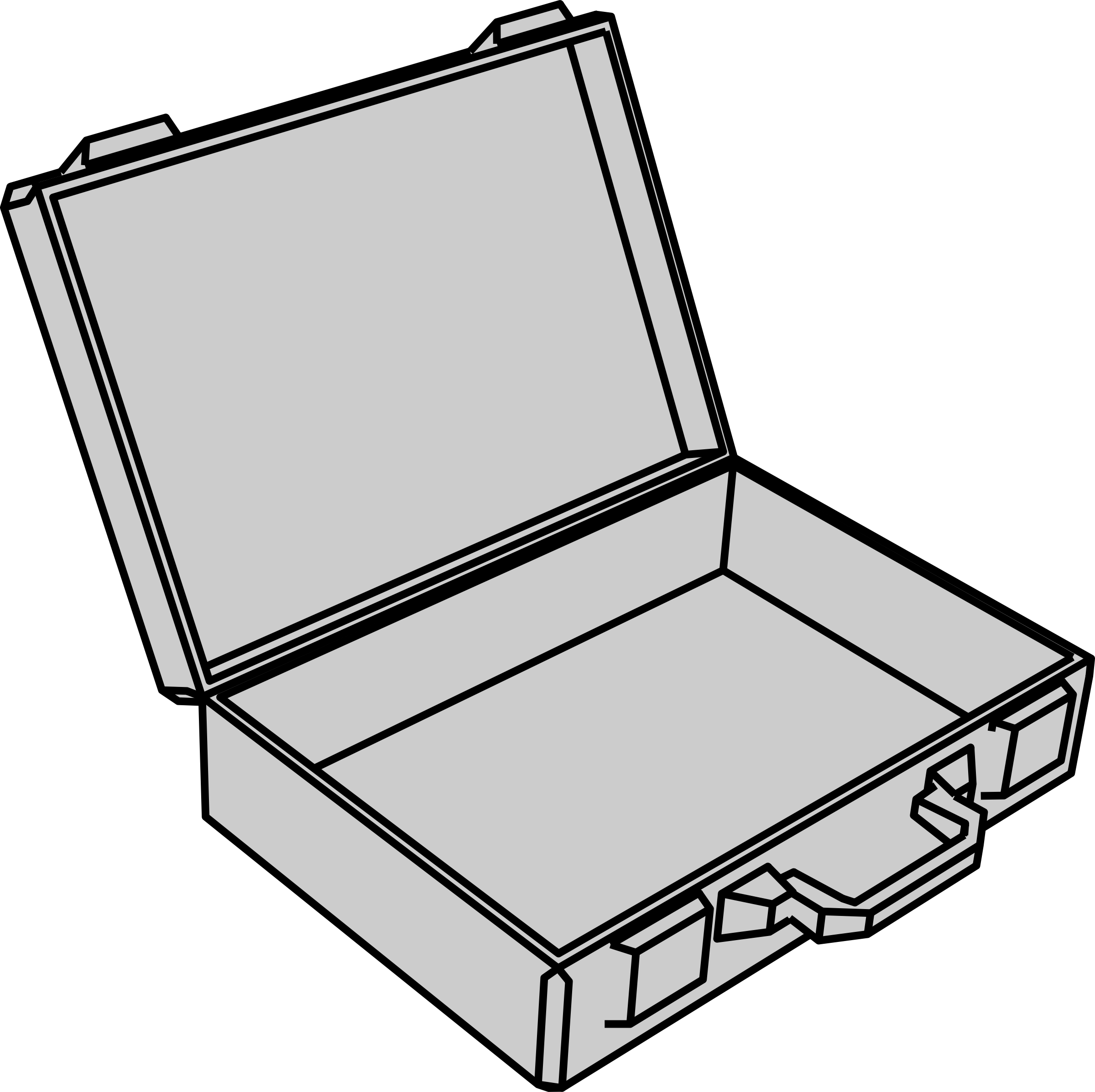 Empty Suitcase Clip Arts - Open Suitcase Clip Art, HD Png Download PNG with transparent background