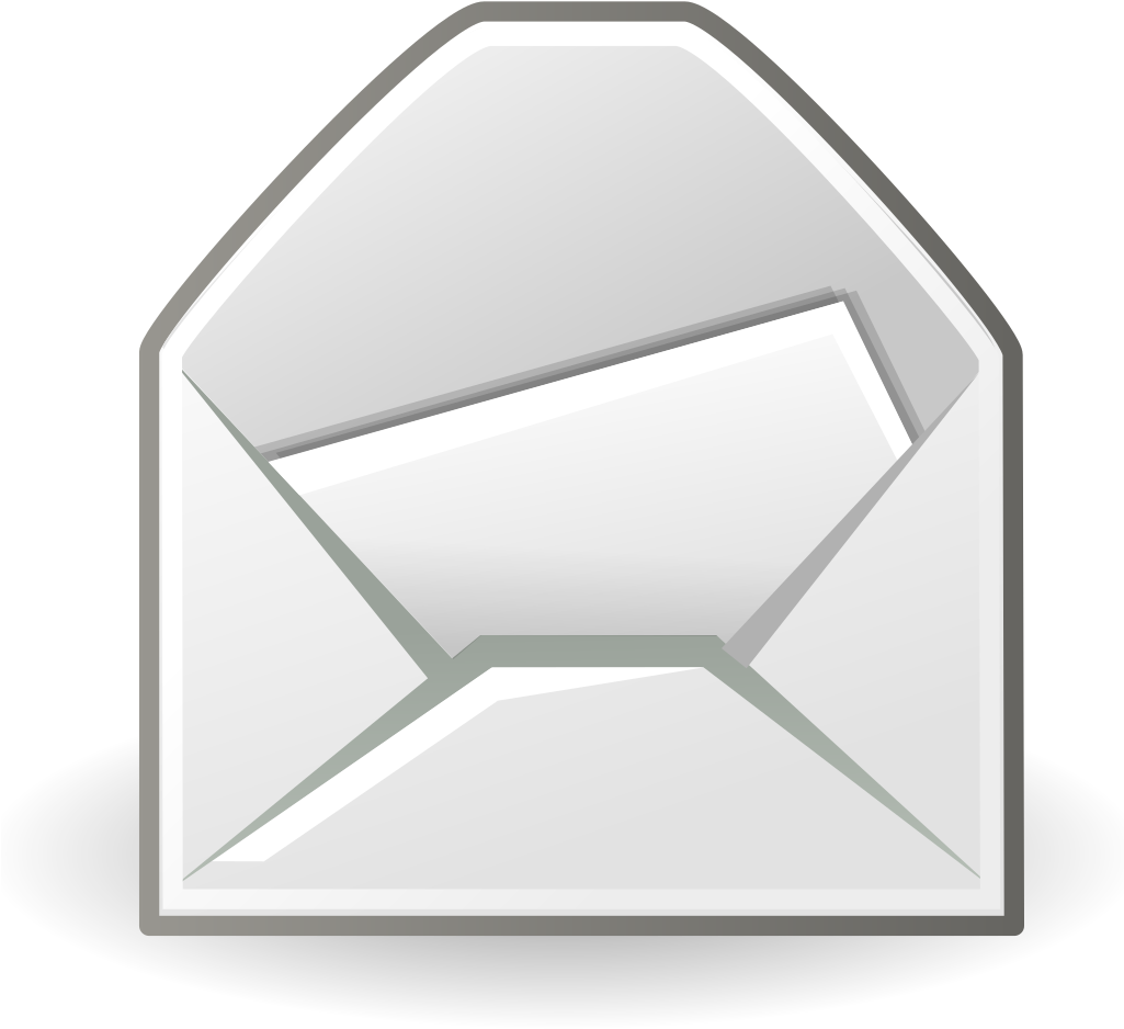 Open Envelope Icon PNG image with a transparent background, free high-resolution download