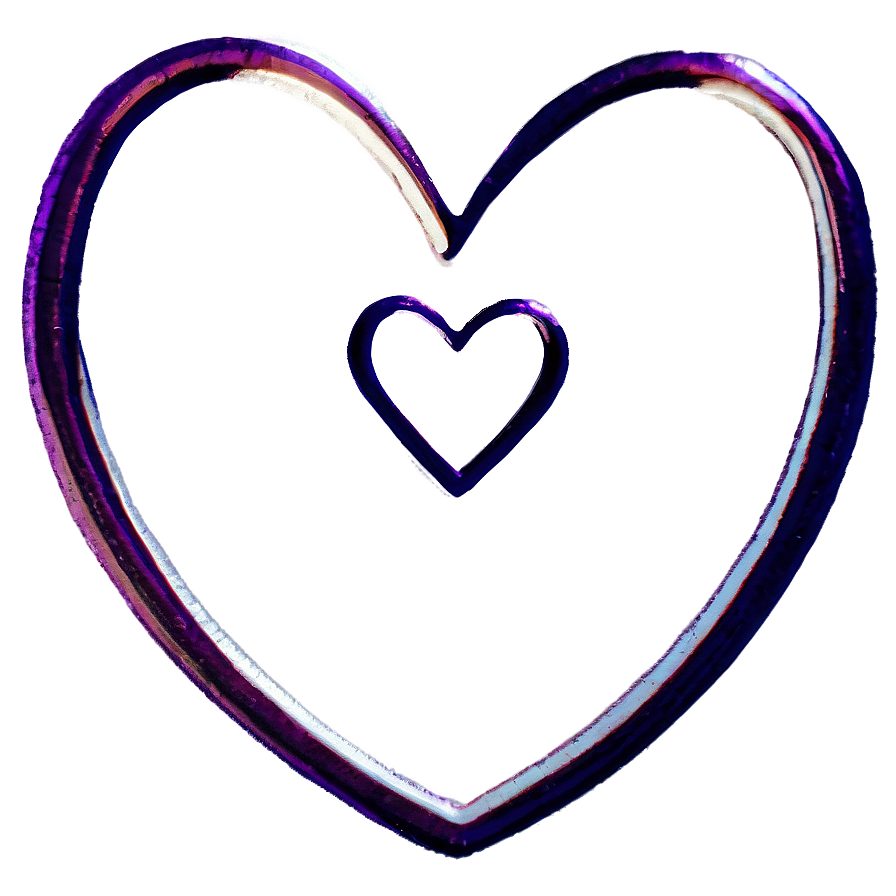 Open Heart Outline Graphic Png Vie13