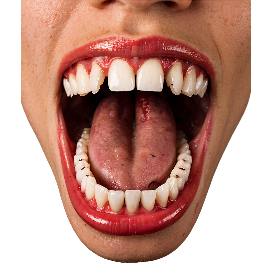 Open Mouth With Fangs Png Dha