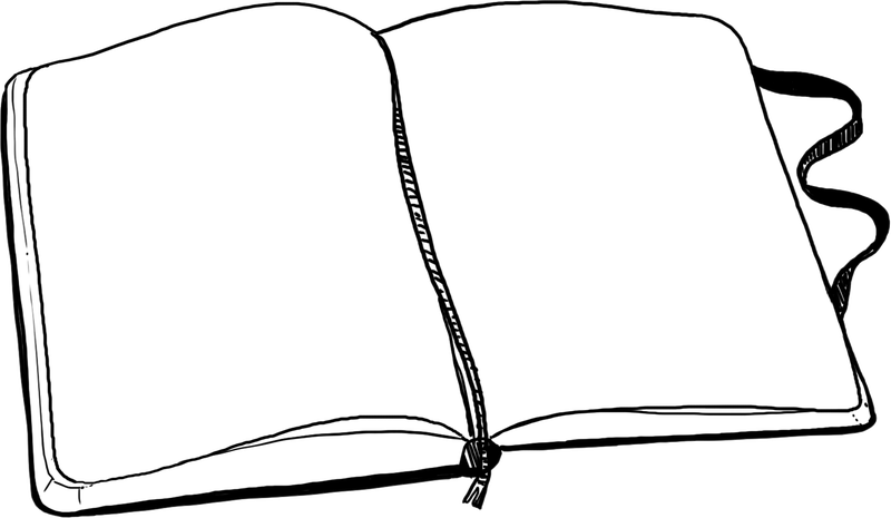 Open Notebook Clipart