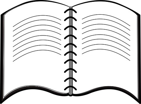 Open Notebook Icon PNG with transparent background