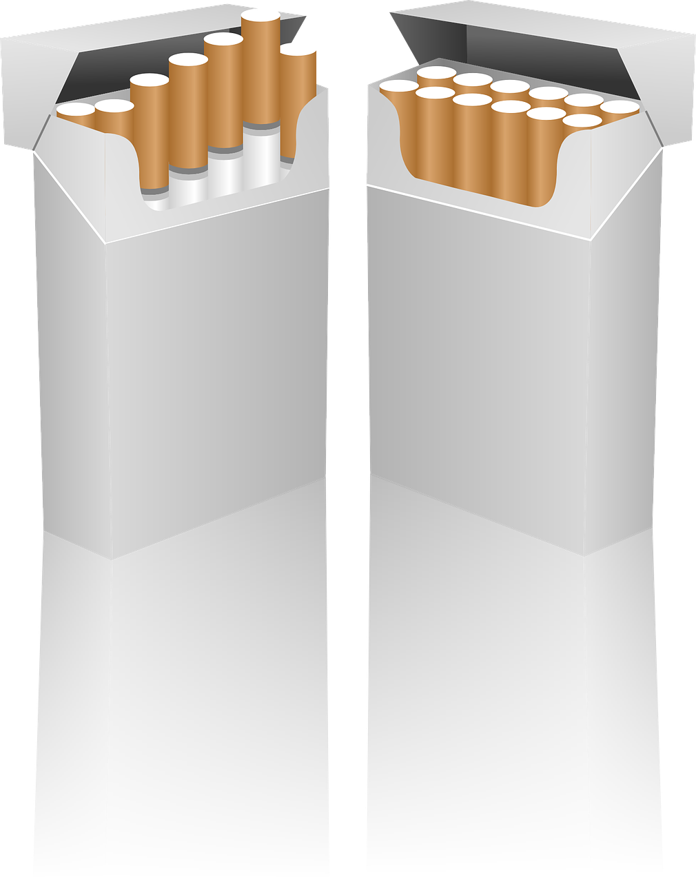 Cigarettes Filter Fags Smoking Png Image - Cartoon Box Of Fags, Transparent Png PNG with transparent background