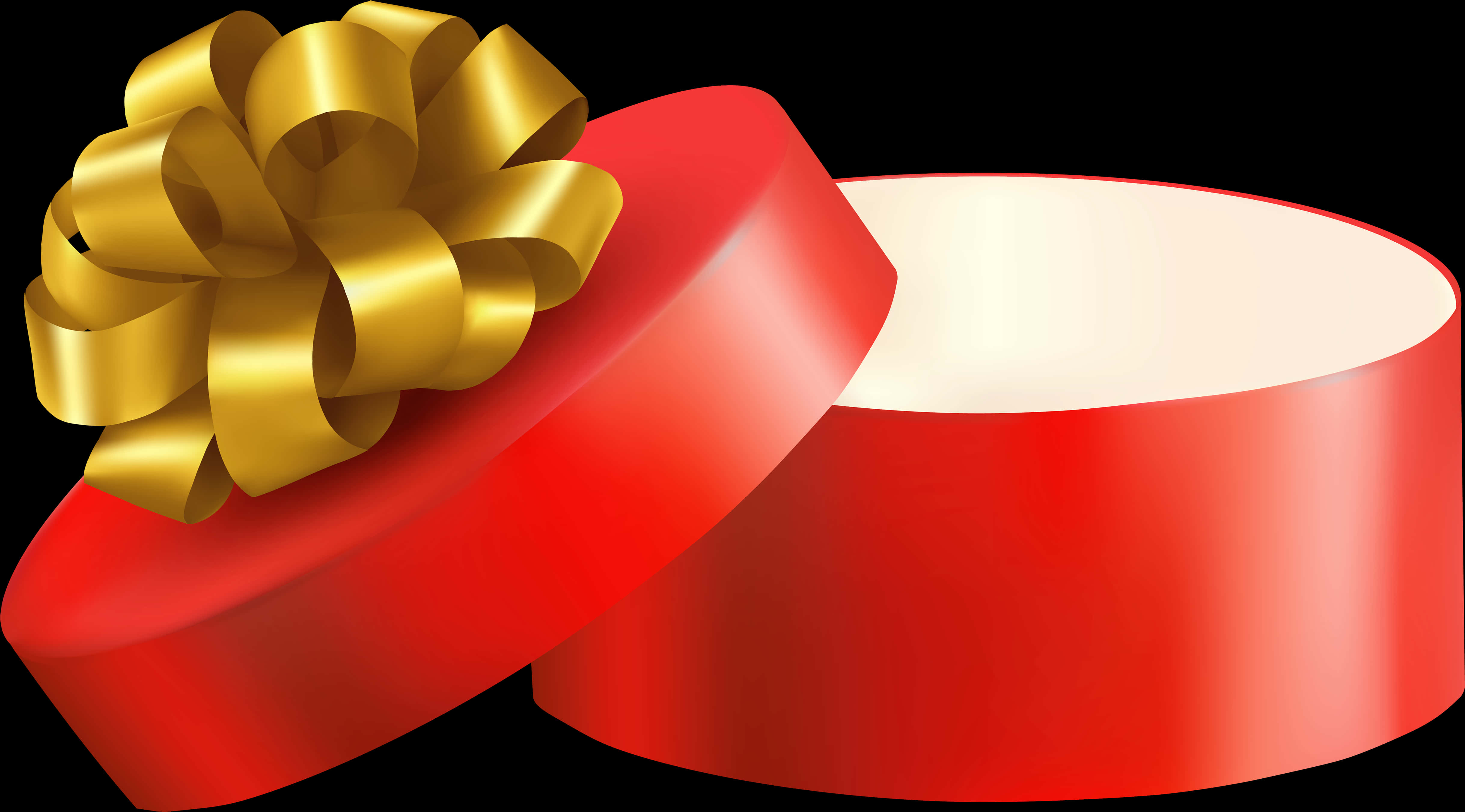 Red Open Gift Png Clipart - Open Gift Clipart Png, Transparent Png PNG with transparent background