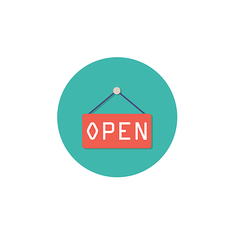 Open Sign Illustration