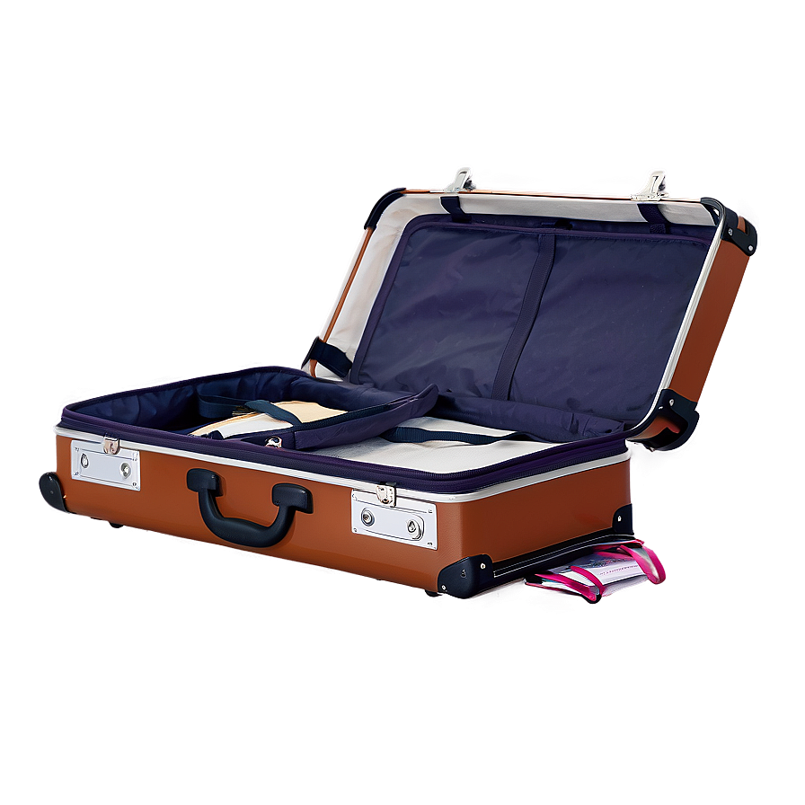 Open Suitcase For Summer Vacation Png Gmo