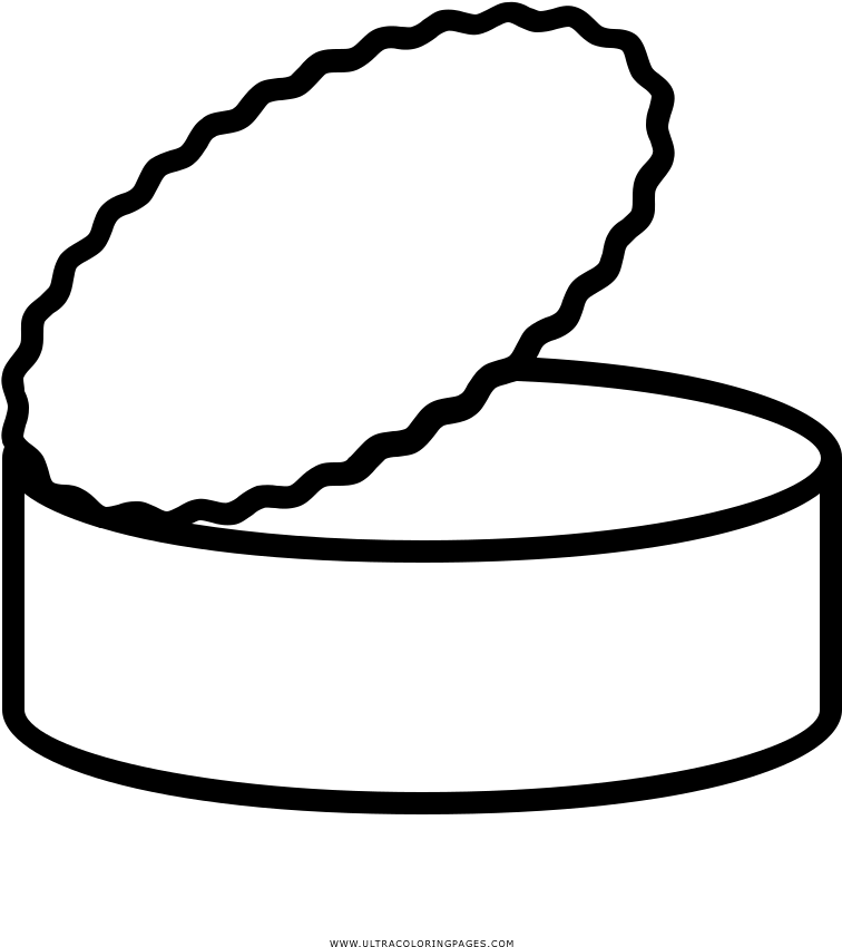 Canned Food Coloring Pages - Canned Food Can Clip Art Black And White, HD Png Download PNG image with a transparent background, free high-resolution download