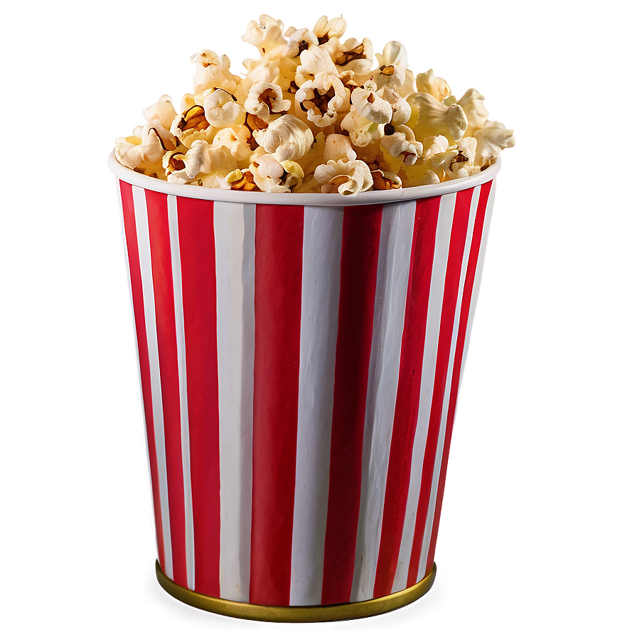 Open Top Popcorn Bucket View Png 06132024