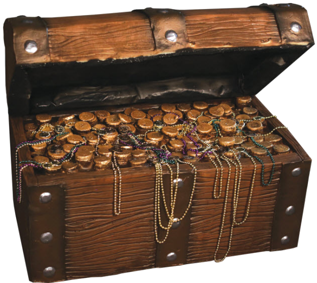 Treasure Chest Png - Transparent Pirate Treasure Chest, Png Download PNG with transparent background