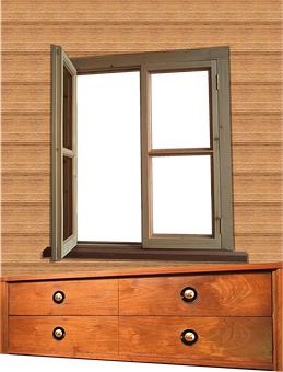 Open Window Wooden Texture Background PNG with transparent background