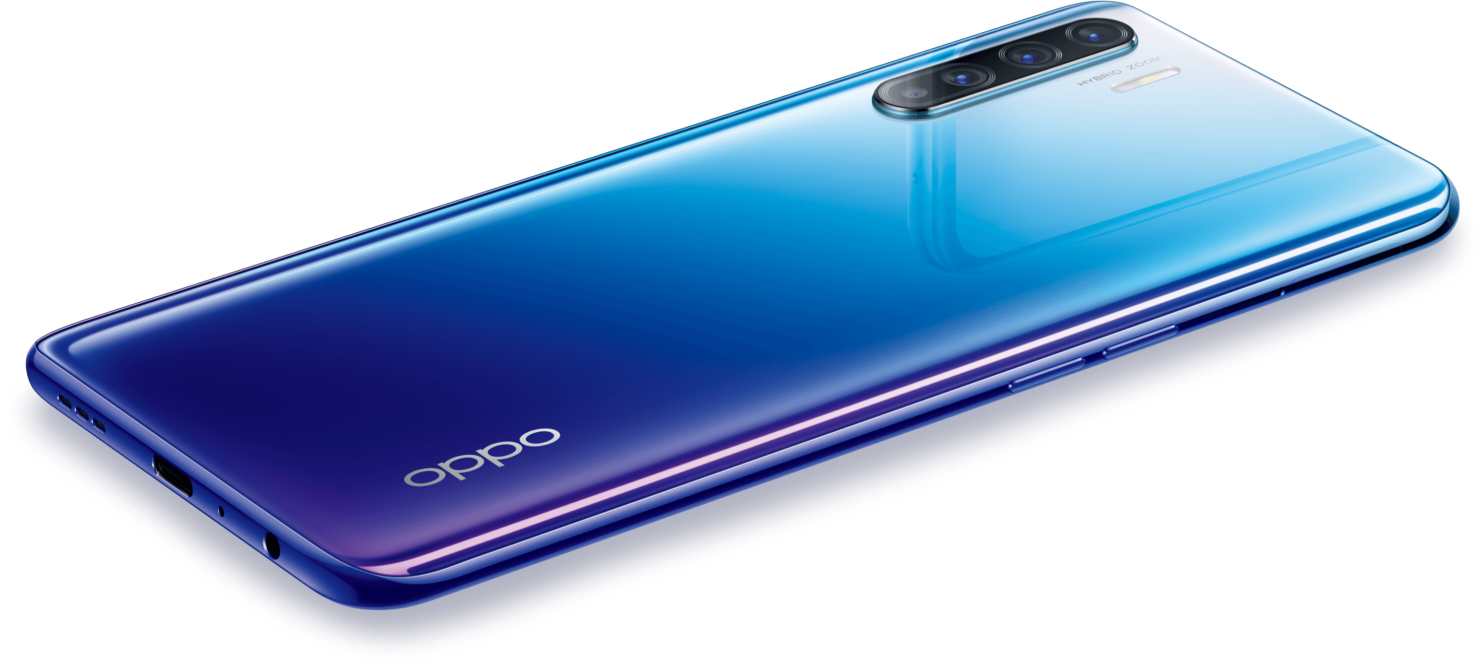 Oppo Blue Smartphone Design