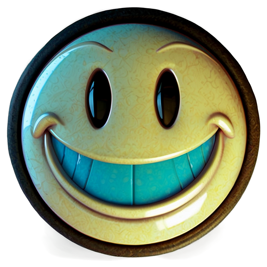 Optimistic Smile Emblem Png Hsv23