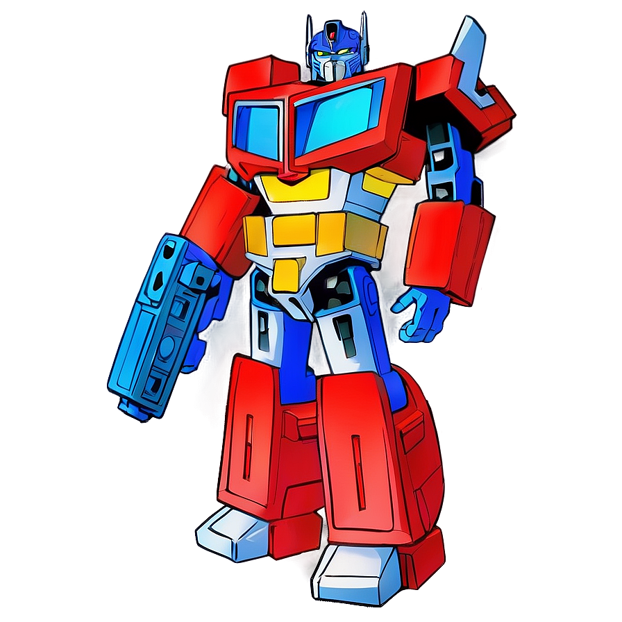 Optimus Prime Animated Series Style Png 05252024