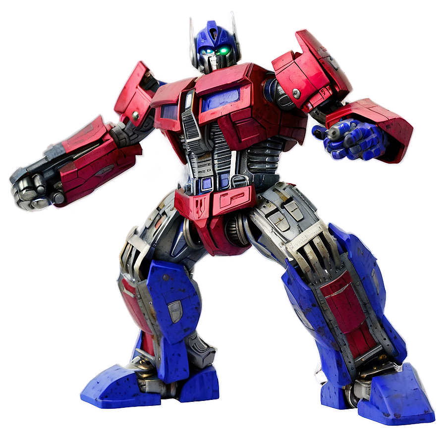 Optimus Prime Battle Scene Png 05252024