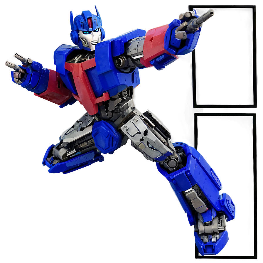 Optimus Prime Heroic Pose PNG idj5 PNG with transparent background