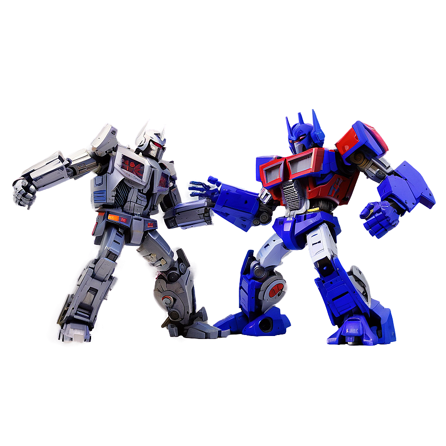 Optimus Prime Vs Megatron Battle Png 05252024