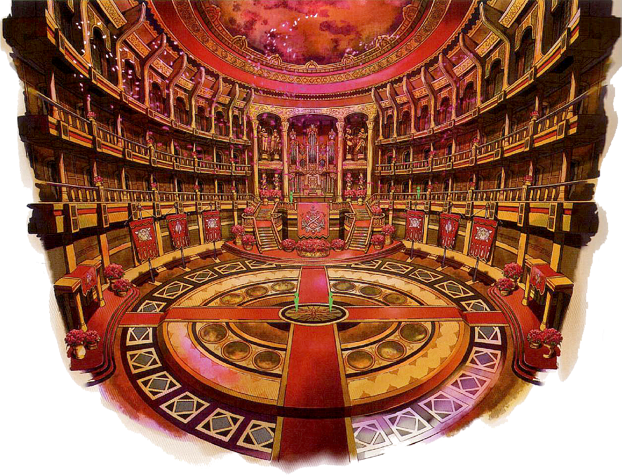 Opulent Fantasy Theater Interior