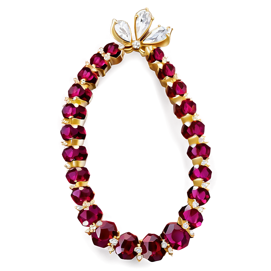 Opulent Ruby Jewelry Png 80