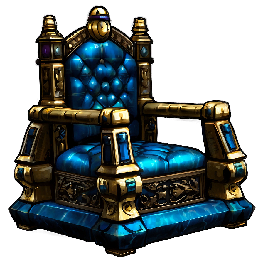 Opulent Throne For King Png Stp