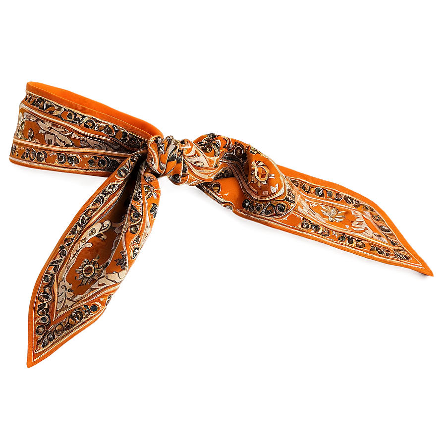 Orange Bandana Texture Png 78