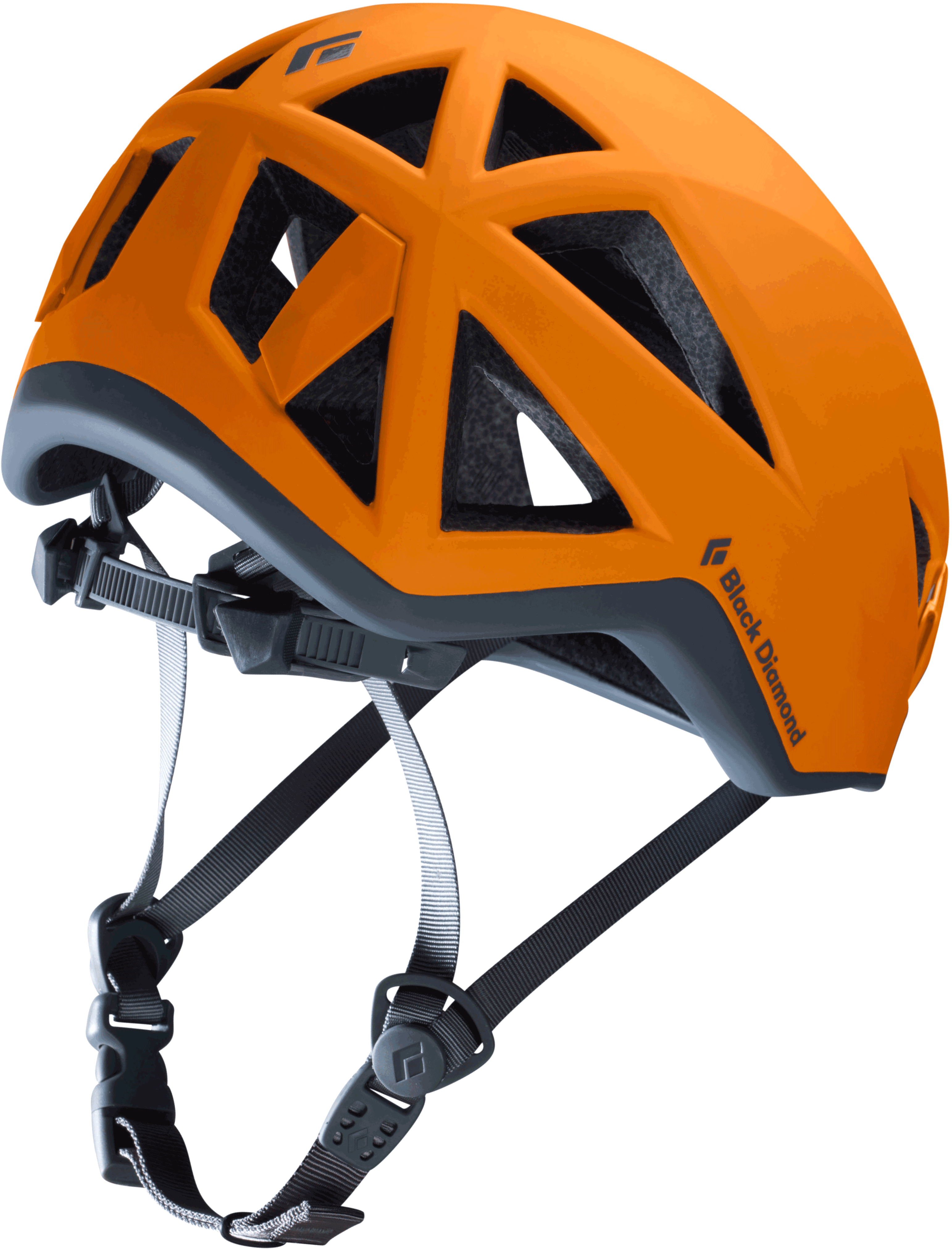 Orange Bicycle Helmet Side View