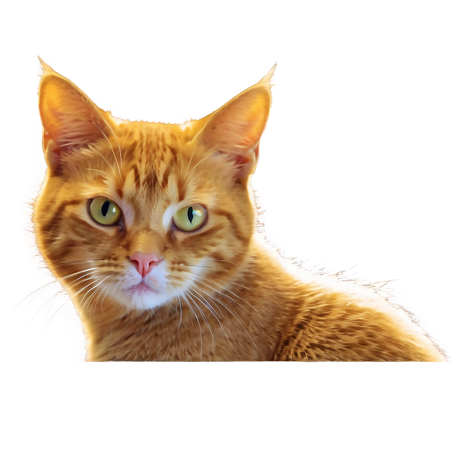 Orange Cat Picture Png 12