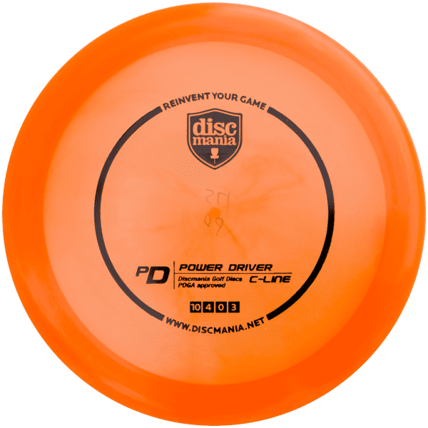 Orange Discmania P D Power Driver Frisbee