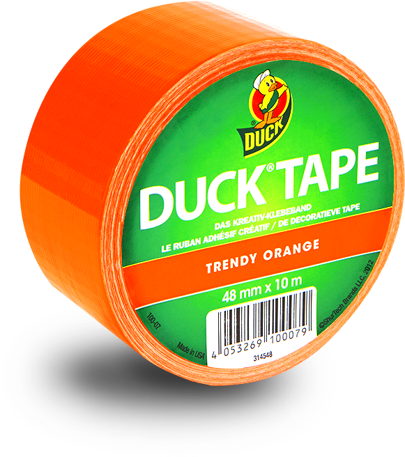 Duck Tape, Trendy Orange - Duct Tape, HD Png Download PNG with transparent background