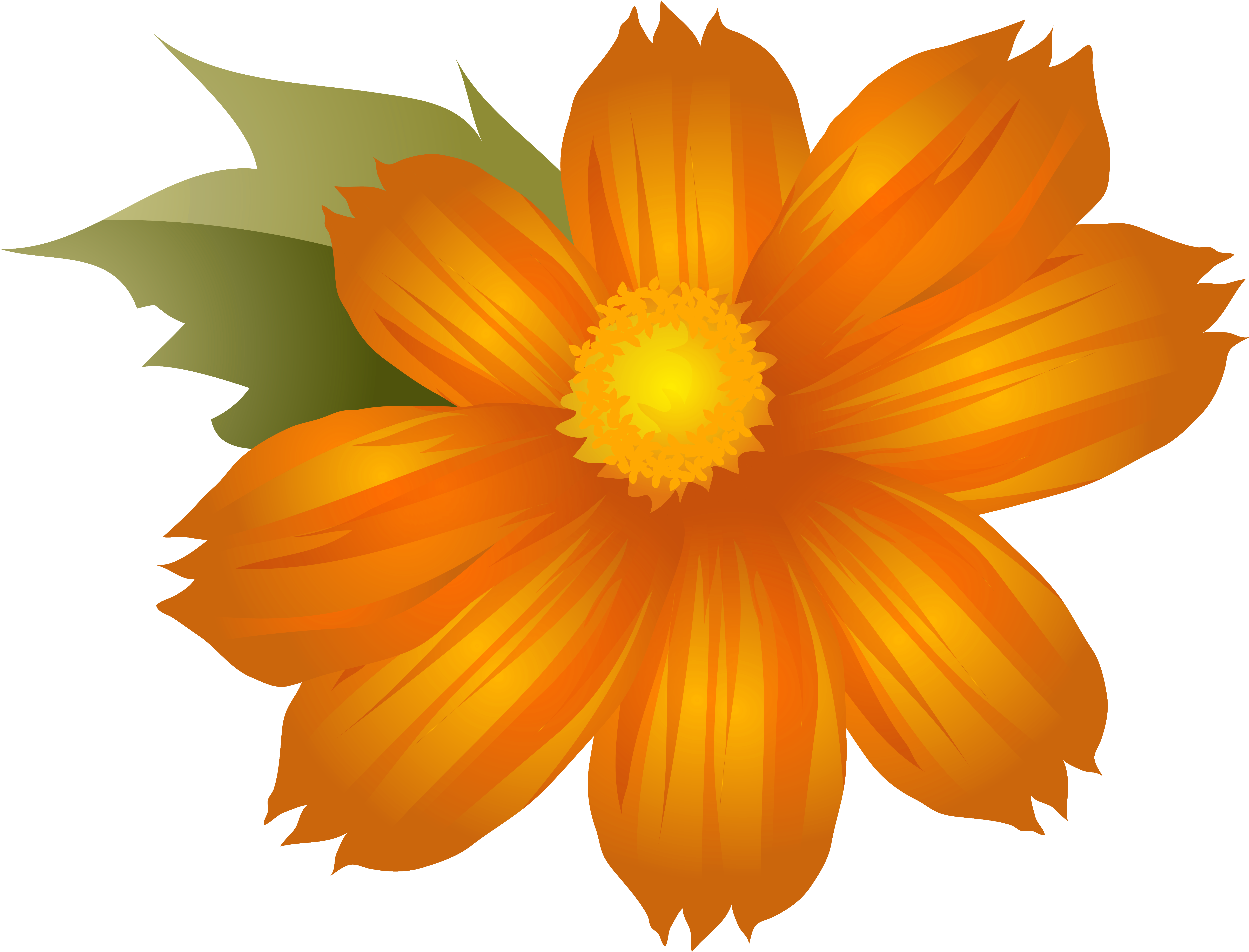 Clip Art Orange Flowers Png - Art Flower Orange Background, Transparent Png PNG image with a transparent background, free high-resolution download