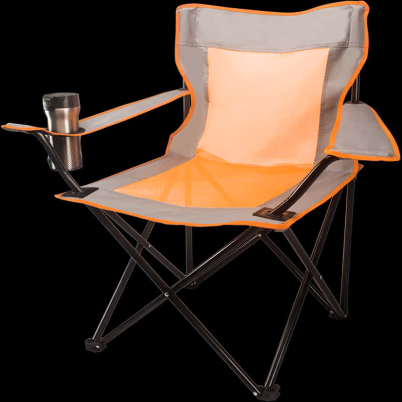 Orange Folding Camping Chair