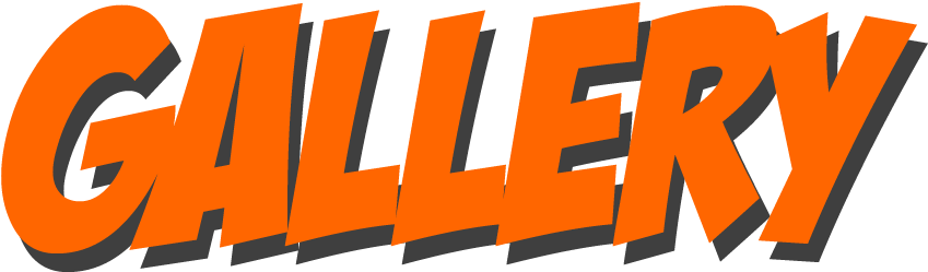 Orange Gallery Text Logo