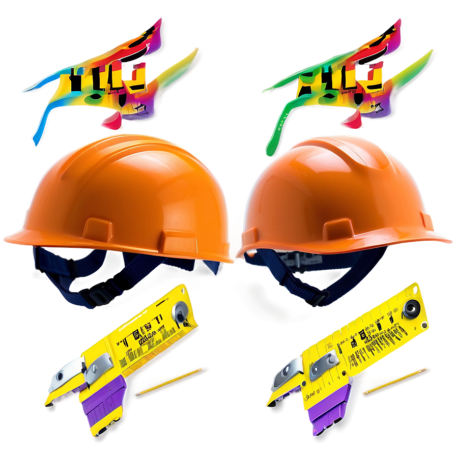 Orange Hard Hat PNG 05252024 PNG with transparent background