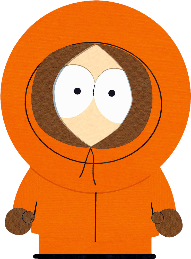 Orange Hooded Cartoon Character