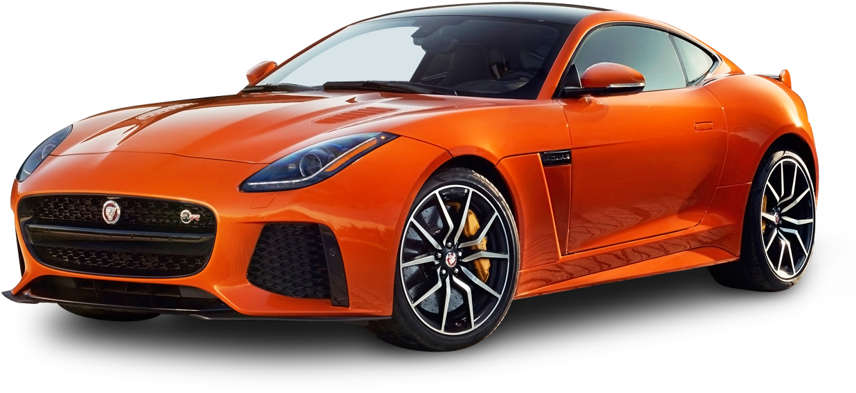 Orange 2018 Jaguar F Type, HD Png Download PNG with transparent background