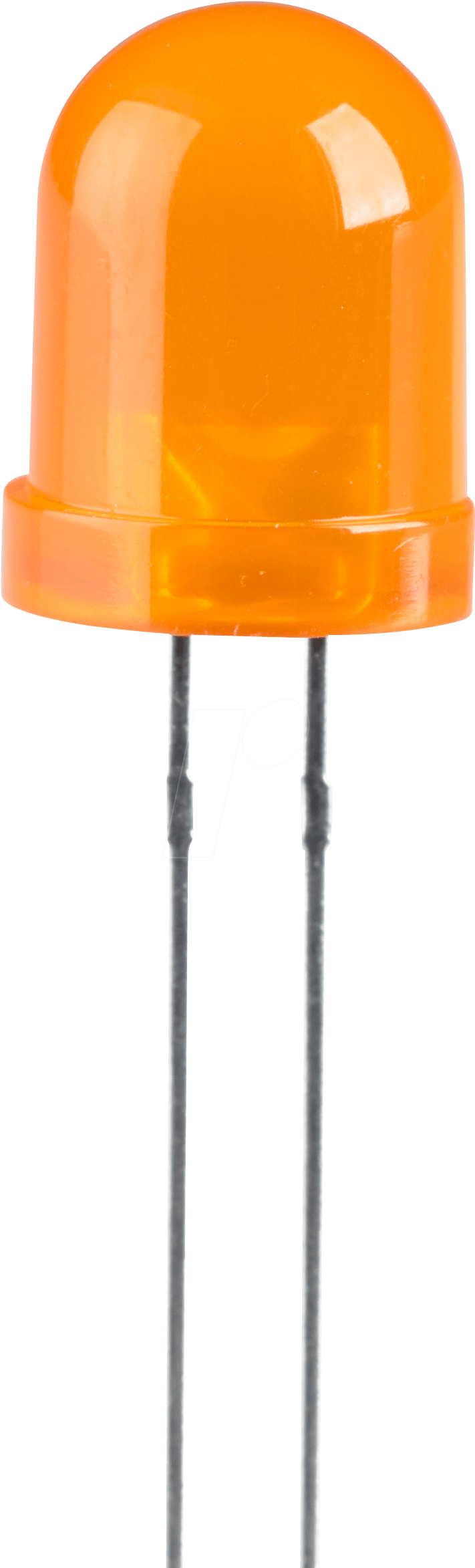 Orange L E D Component PNG with transparent background