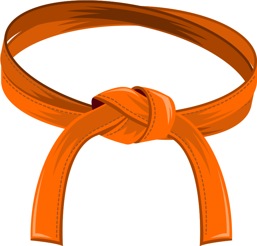 Orange-belt - Soo Bahk Do Orange Belt, HD Png Download PNG with transparent background