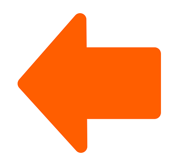 Orange Left Arrow Icon